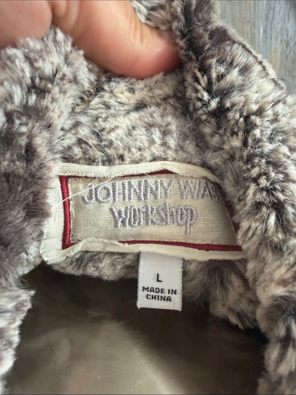 Johnny Was Akela Lapel Faux Fur Jacket Size Large - Picture 7 of 9